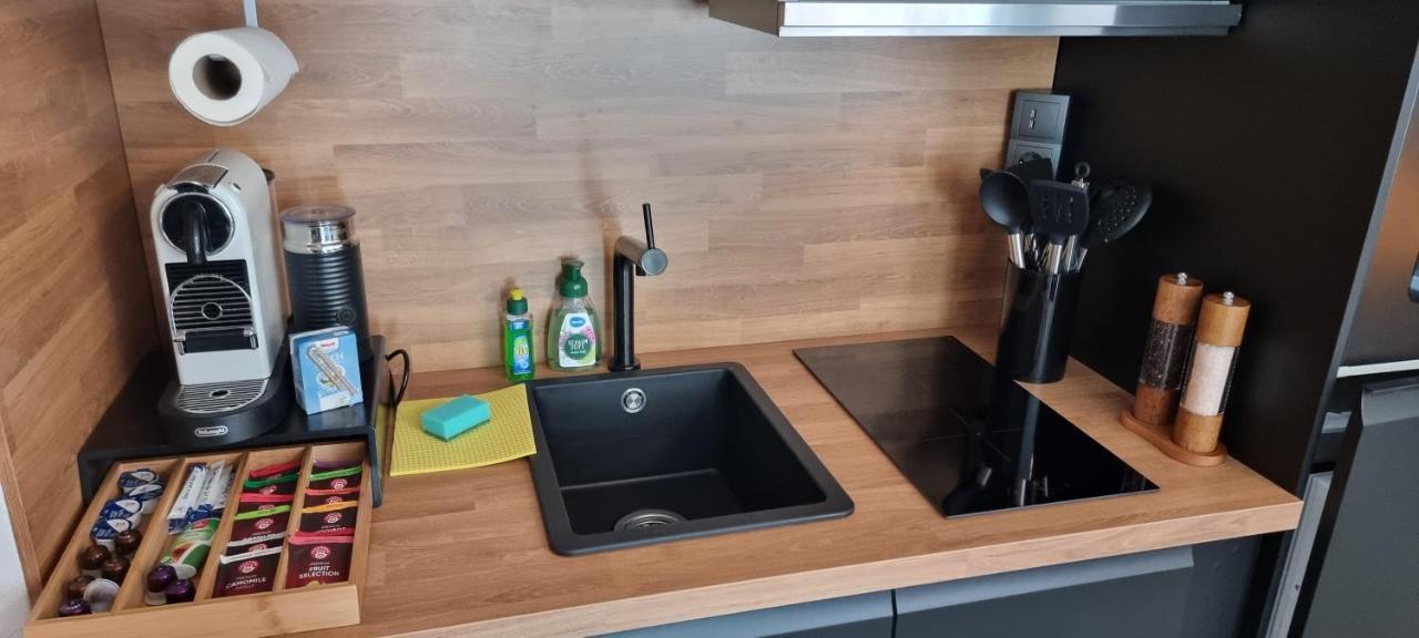 Federnest - Luxus-Studio - Kingsize Boxspringbett - Home-Office Mit Monitor Und Drucker - 11 Min Hbf Duisburgo Exterior foto