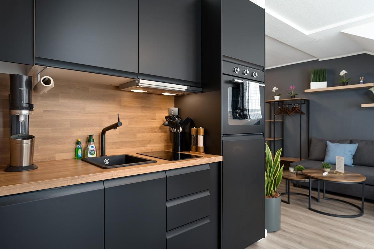 Federnest - Luxus-Studio - Kingsize Boxspringbett - Home-Office Mit Monitor Und Drucker - 11 Min Hbf Duisburgo Exterior foto