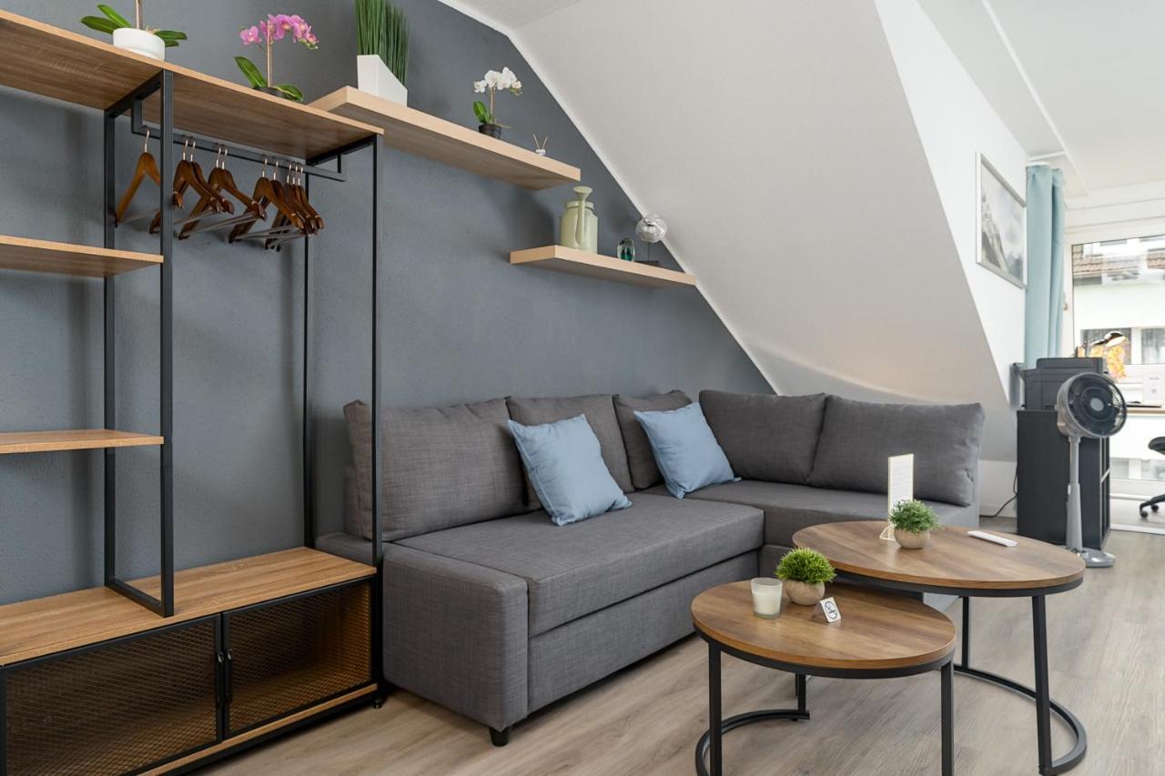 Federnest - Luxus-Studio - Kingsize Boxspringbett - Home-Office Mit Monitor Und Drucker - 11 Min Hbf Duisburgo Exterior foto